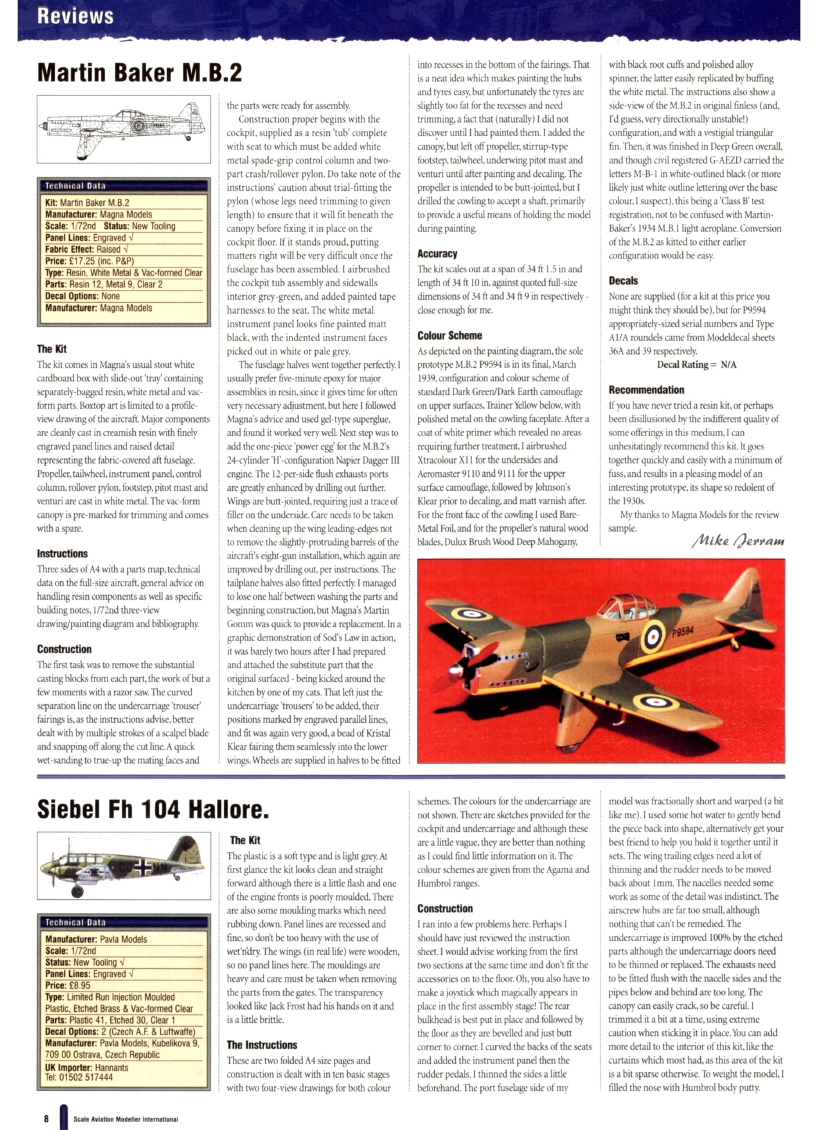 Scale Aviation Modeller International 1999-01